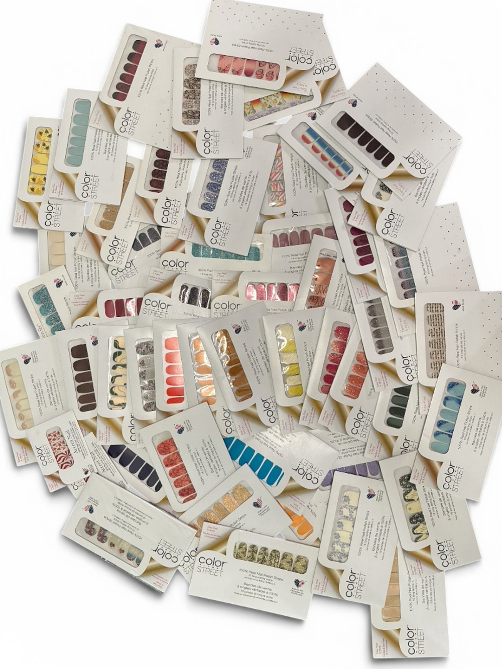 Color Street Nail Strip & Accent Lot Of 50 New & Sealed